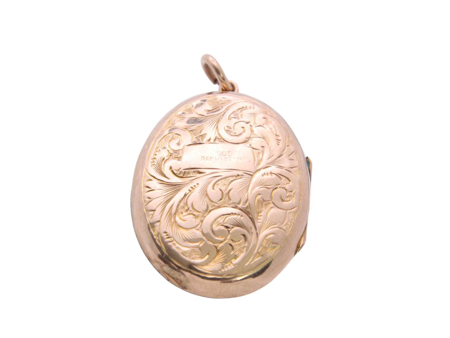 Antique 9ct Gold Oval Locket