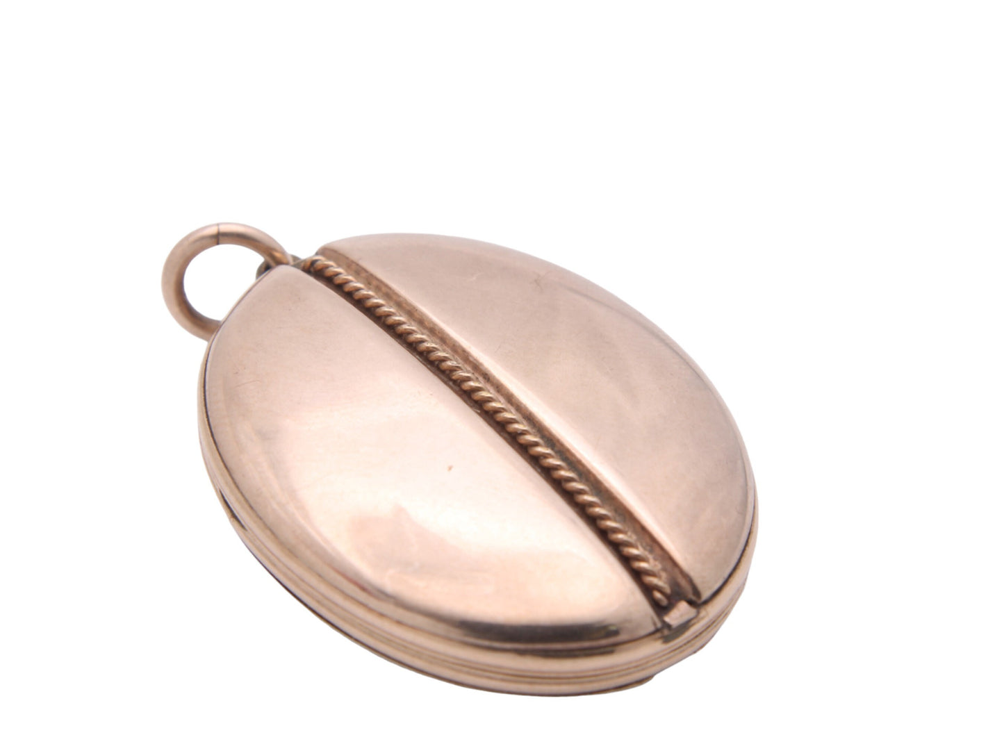 Antique 9ct Gold Oval Shield Locket