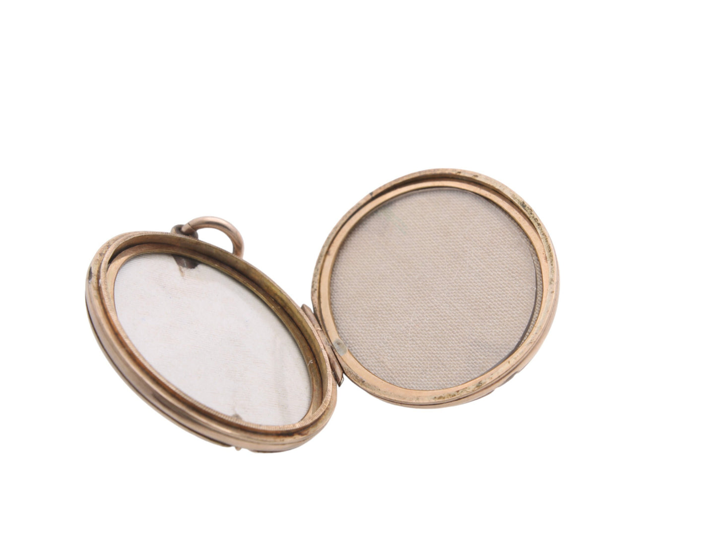 Antique 9ct Gold Oval Shield Locket