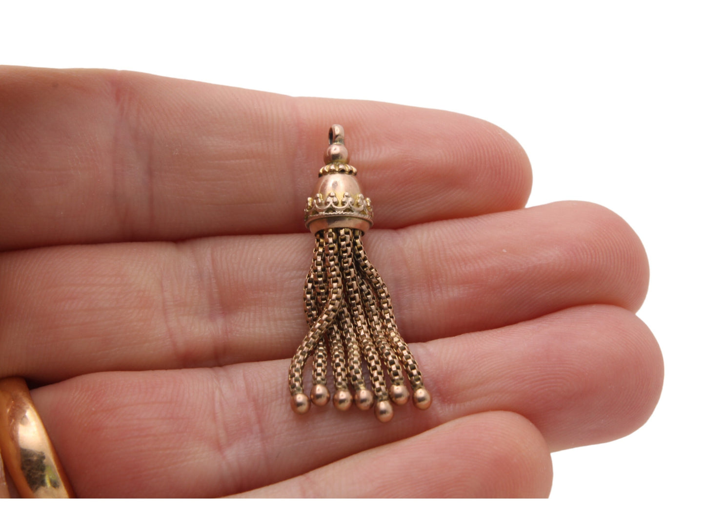 Antique 15ct Gold Tassel Pendant Charm