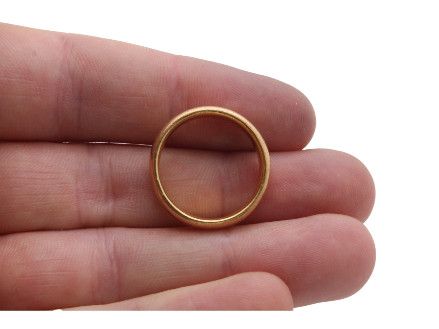 Vintage-22ct-Gold-Wedding-Band-Ring,-8.6g,-1954