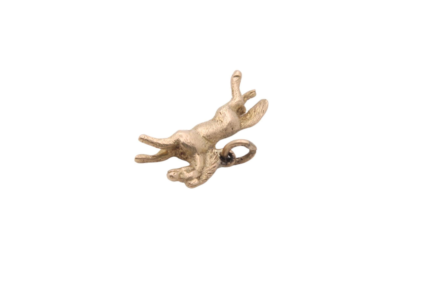 Antique 9ct Gold Horse Charm Pendant