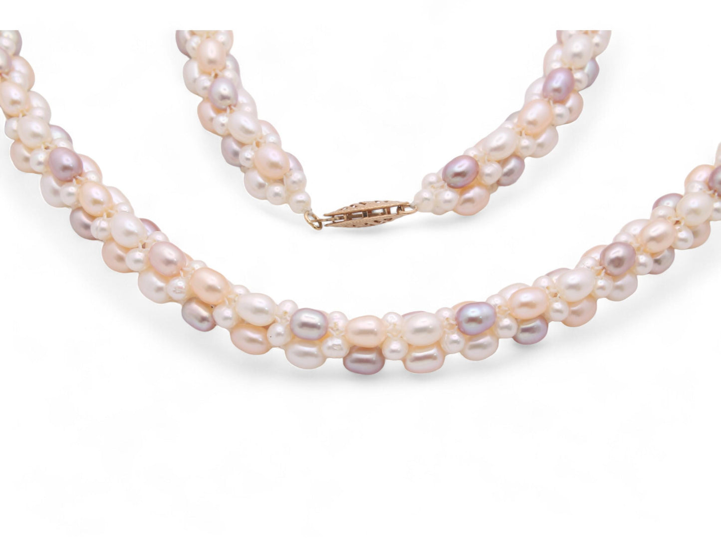 Vintage 14ct Gold Pearl Necklace