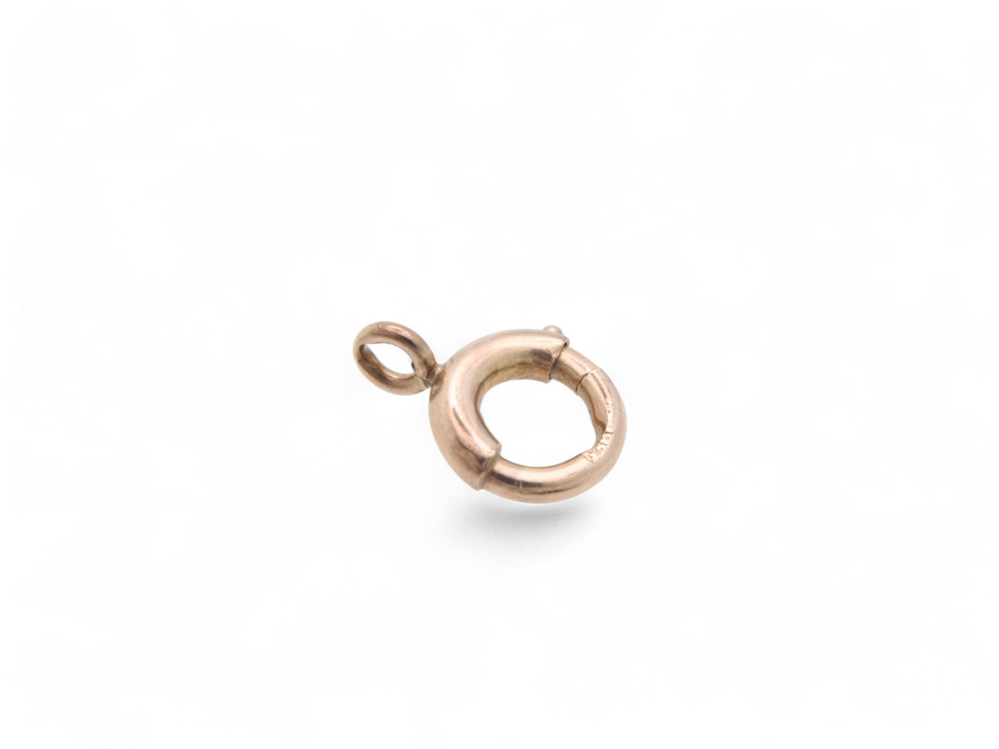 Antique 9ct Gold Bolt Clasp, Spring Jump Ring