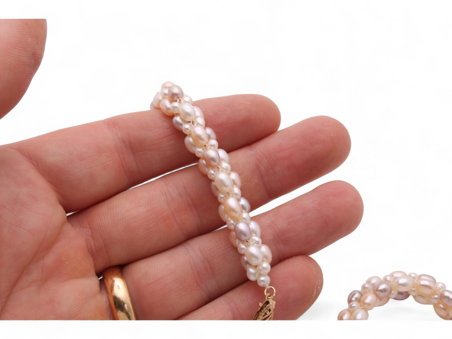 Vintage 14ct Gold Pearl Necklace