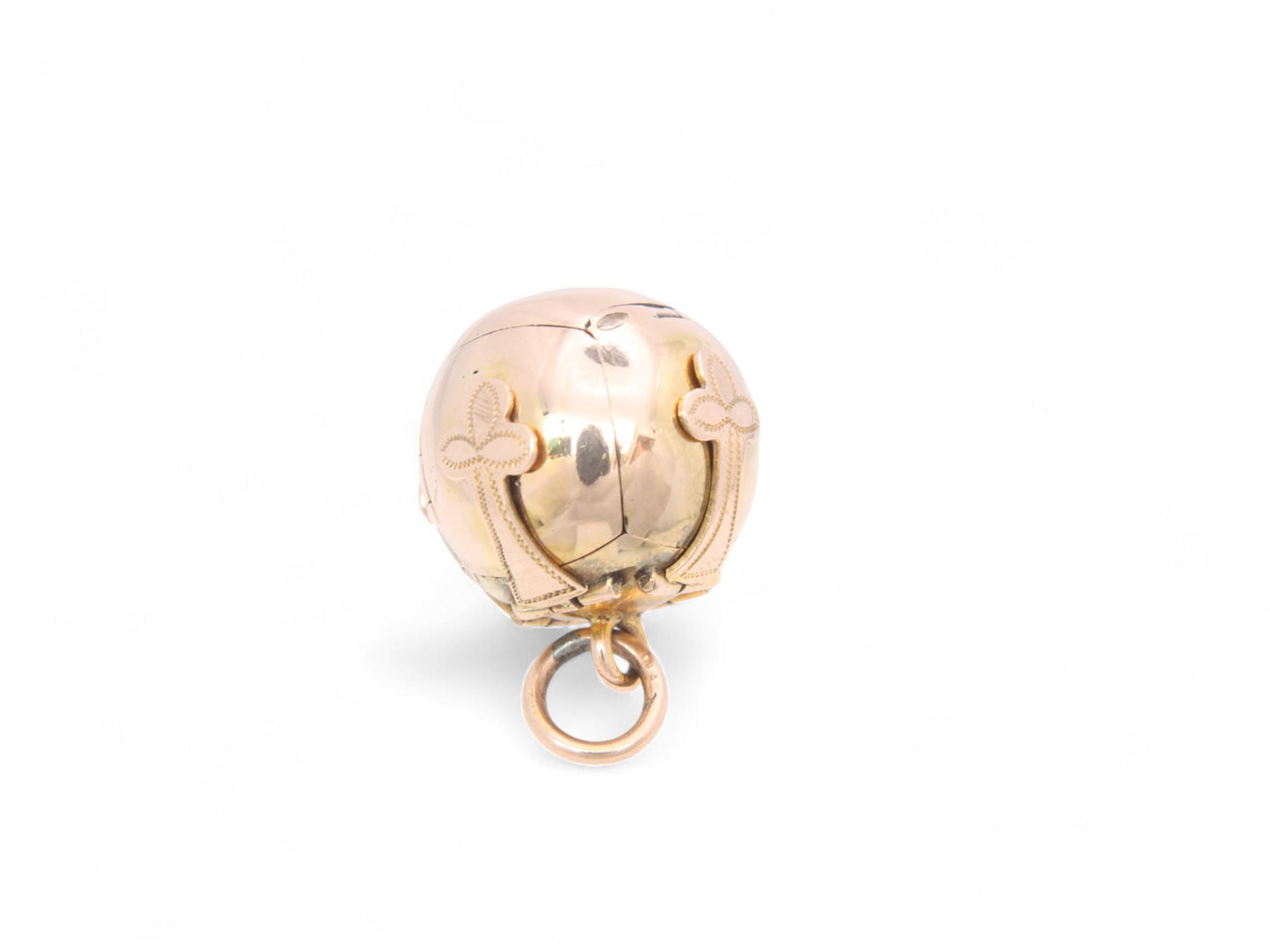 Antique 9ct Gold Masonic Opening Orb Puzzle