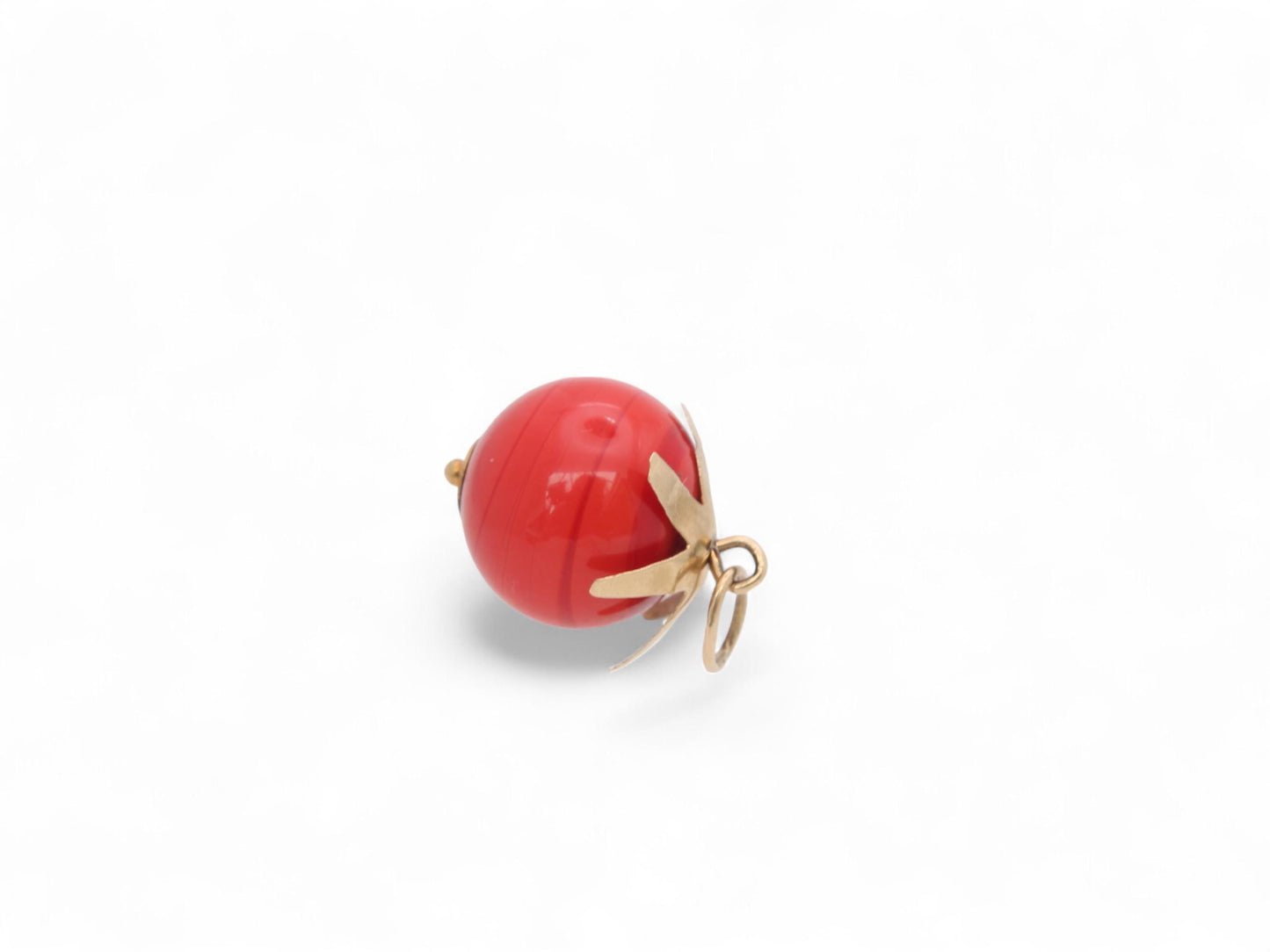 Vintage 9ct Gold Novelty Tomato Charm