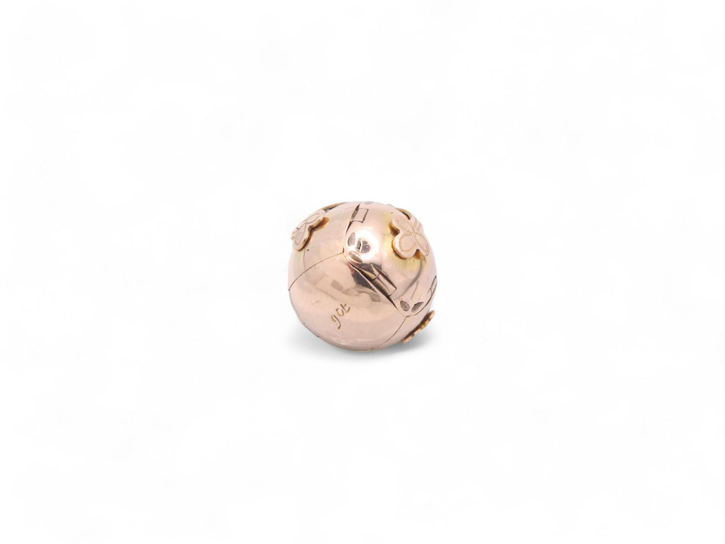 Antique 9ct Gold Masonic Opening Orb Puzzle