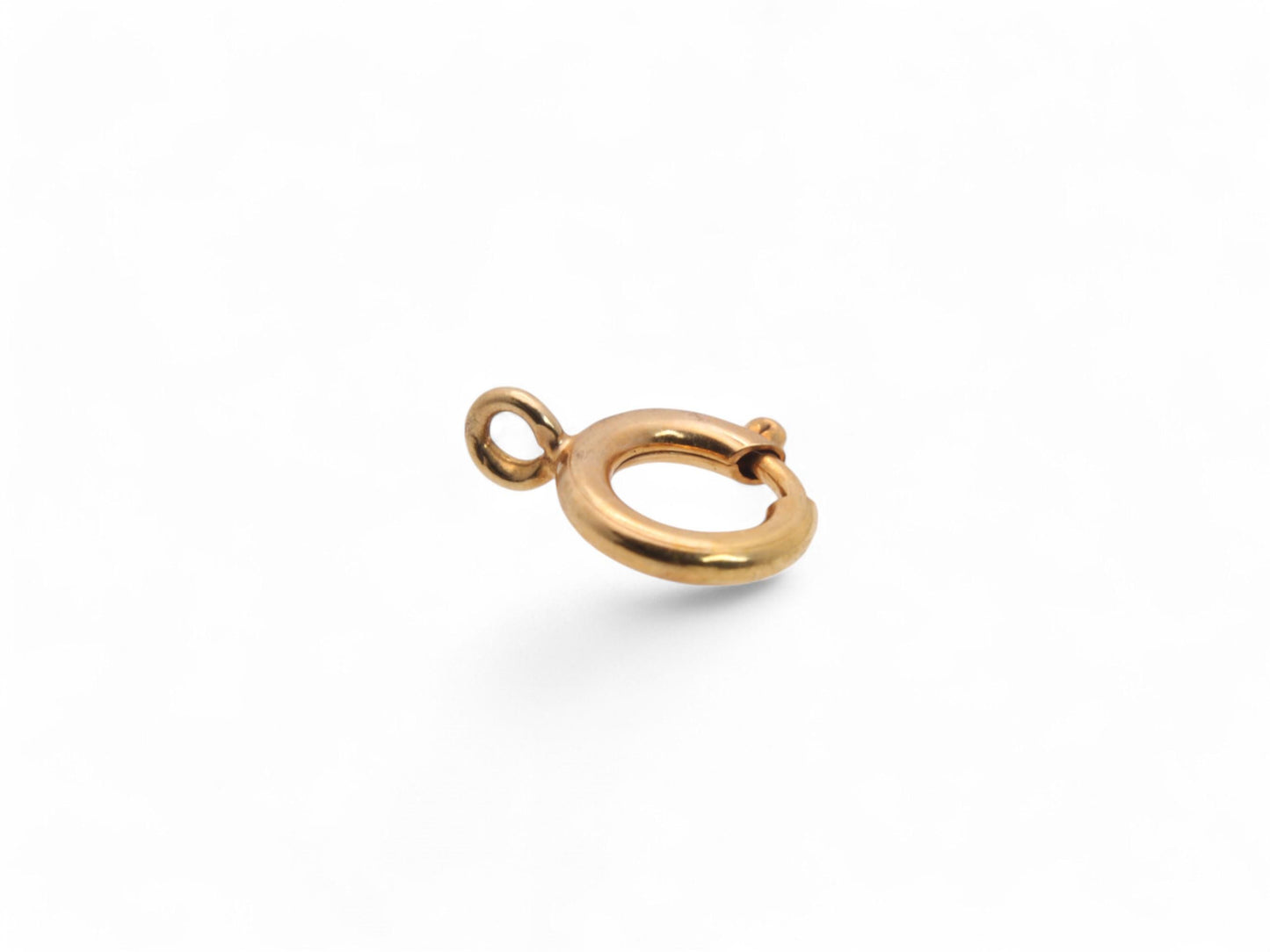 Antique 9ct Rolled Yellow Gold Bolt Clasp, 9mm