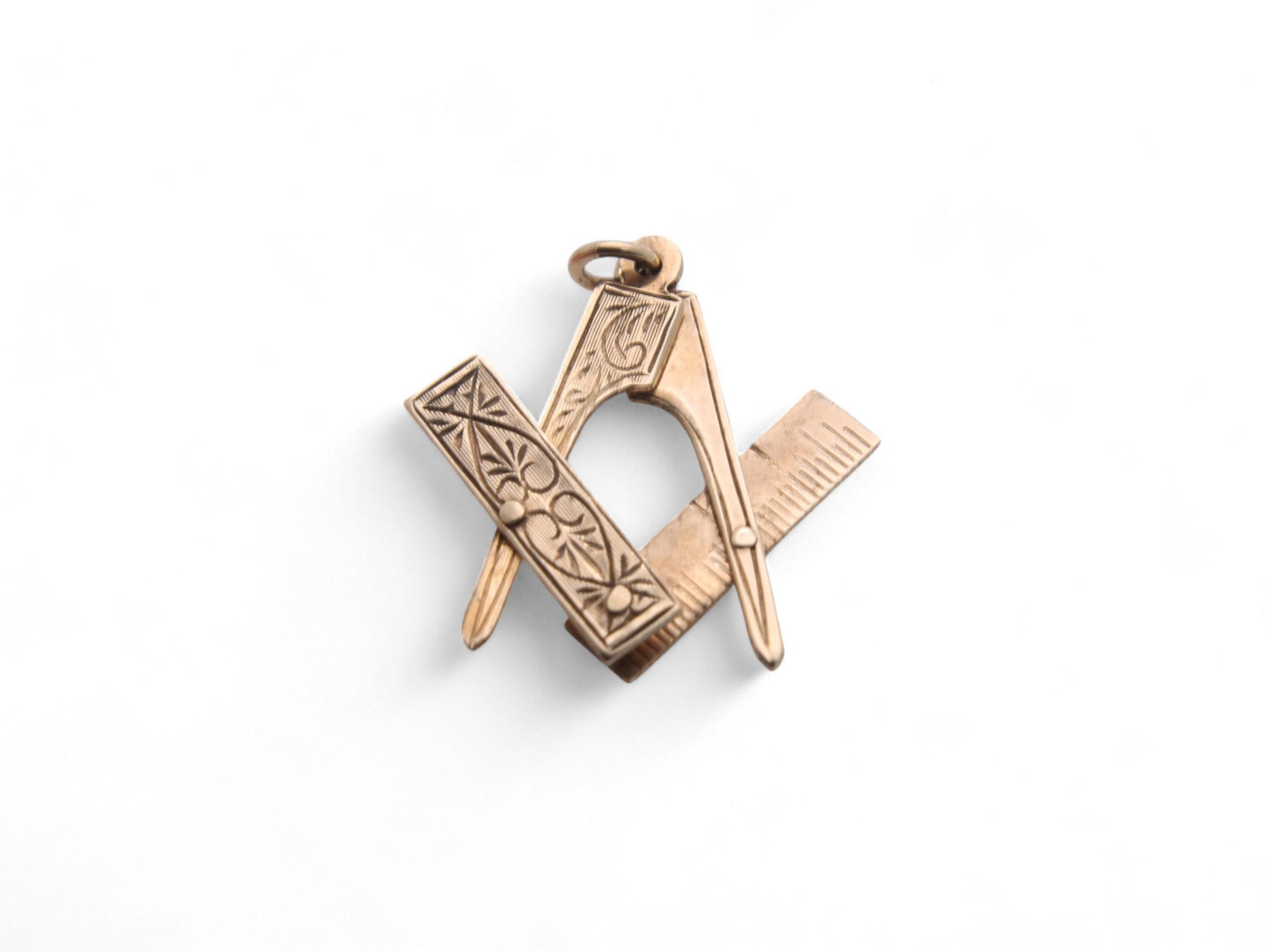 Antique-9ct-Gold-Folding-Masonic-Pendant