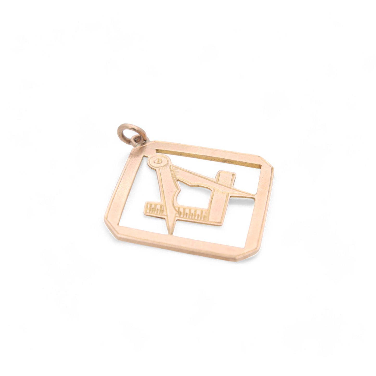 Antique 9ct Gold Masonic Pendant