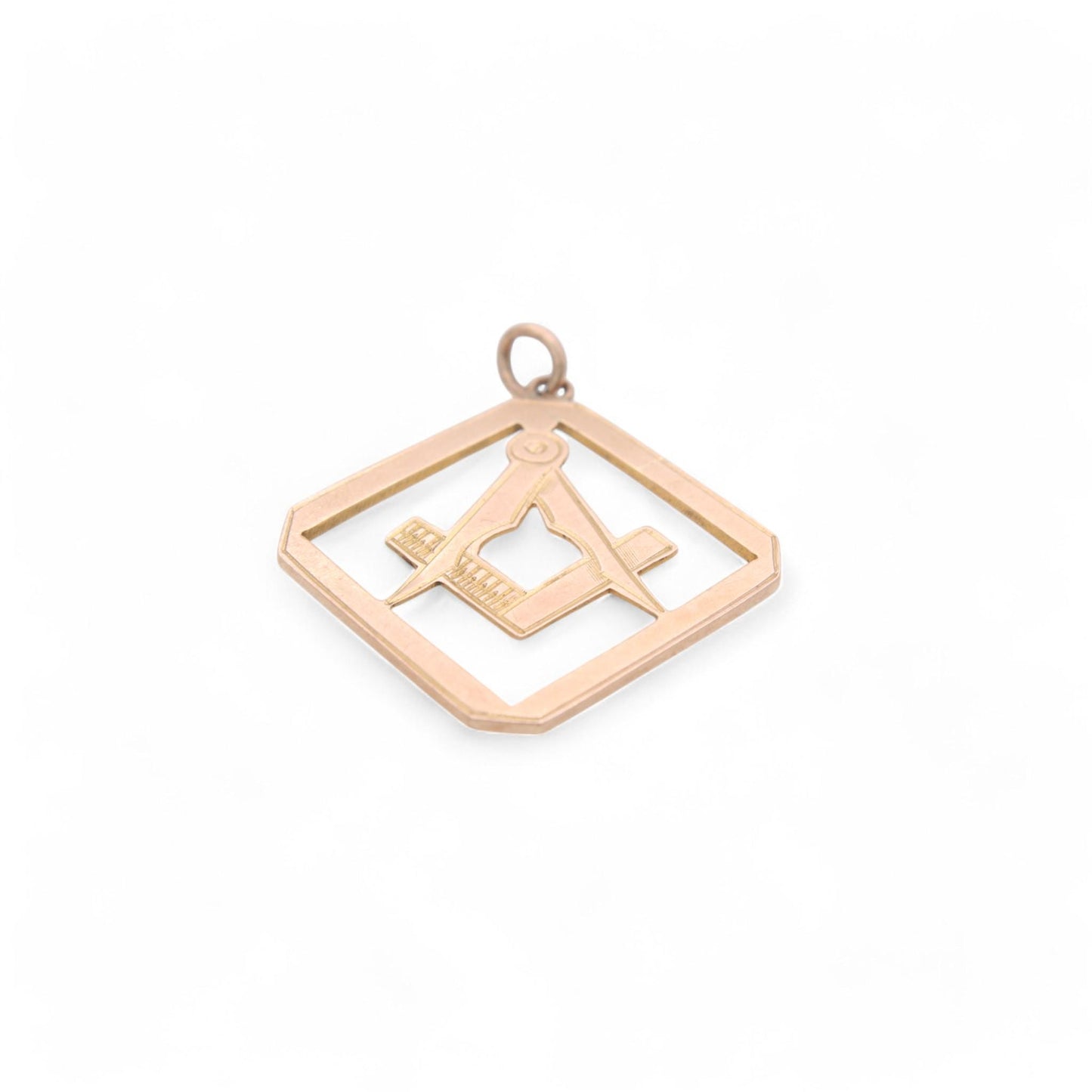 Antique 9ct Gold Masonic Pendant