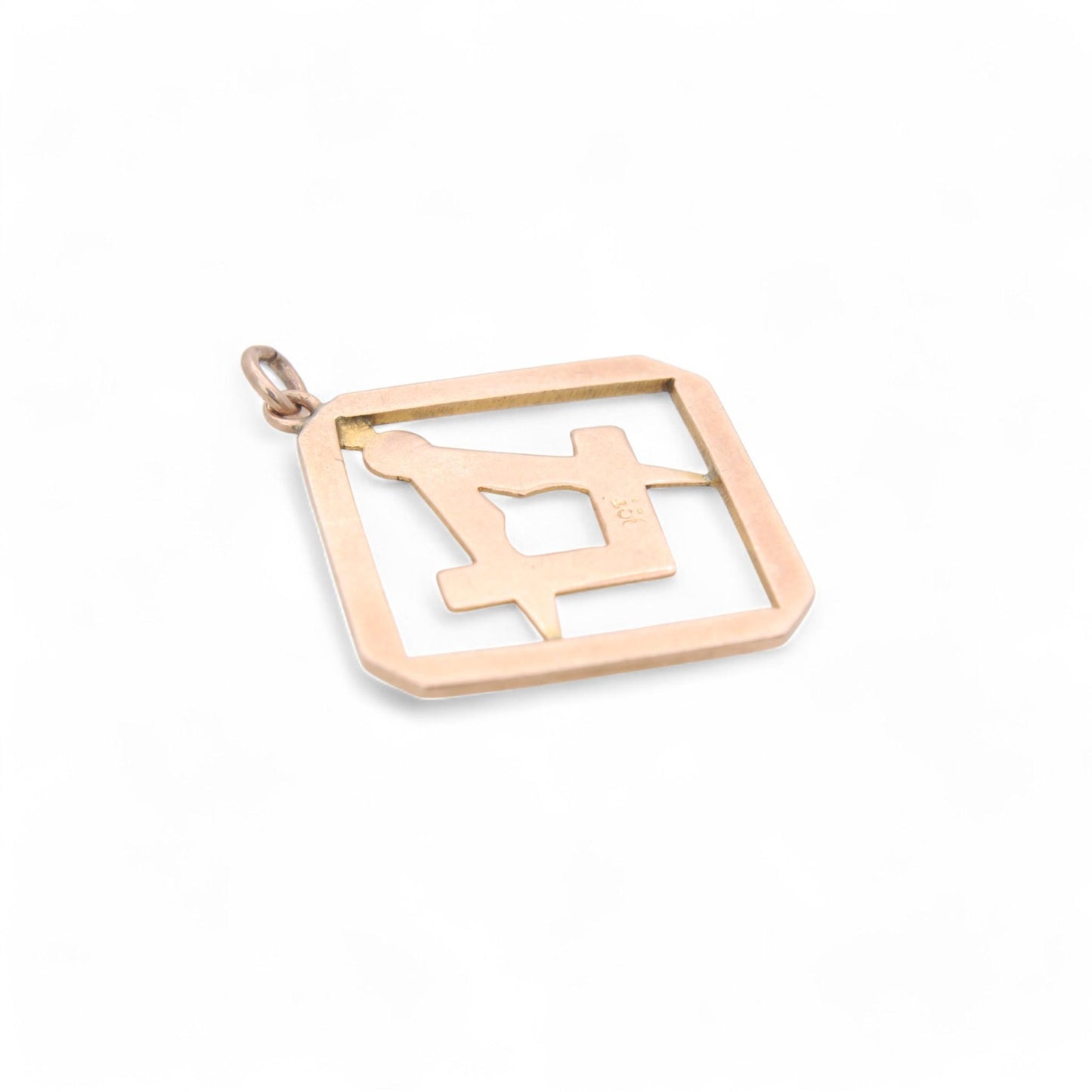Antique 9ct Gold Masonic Pendant