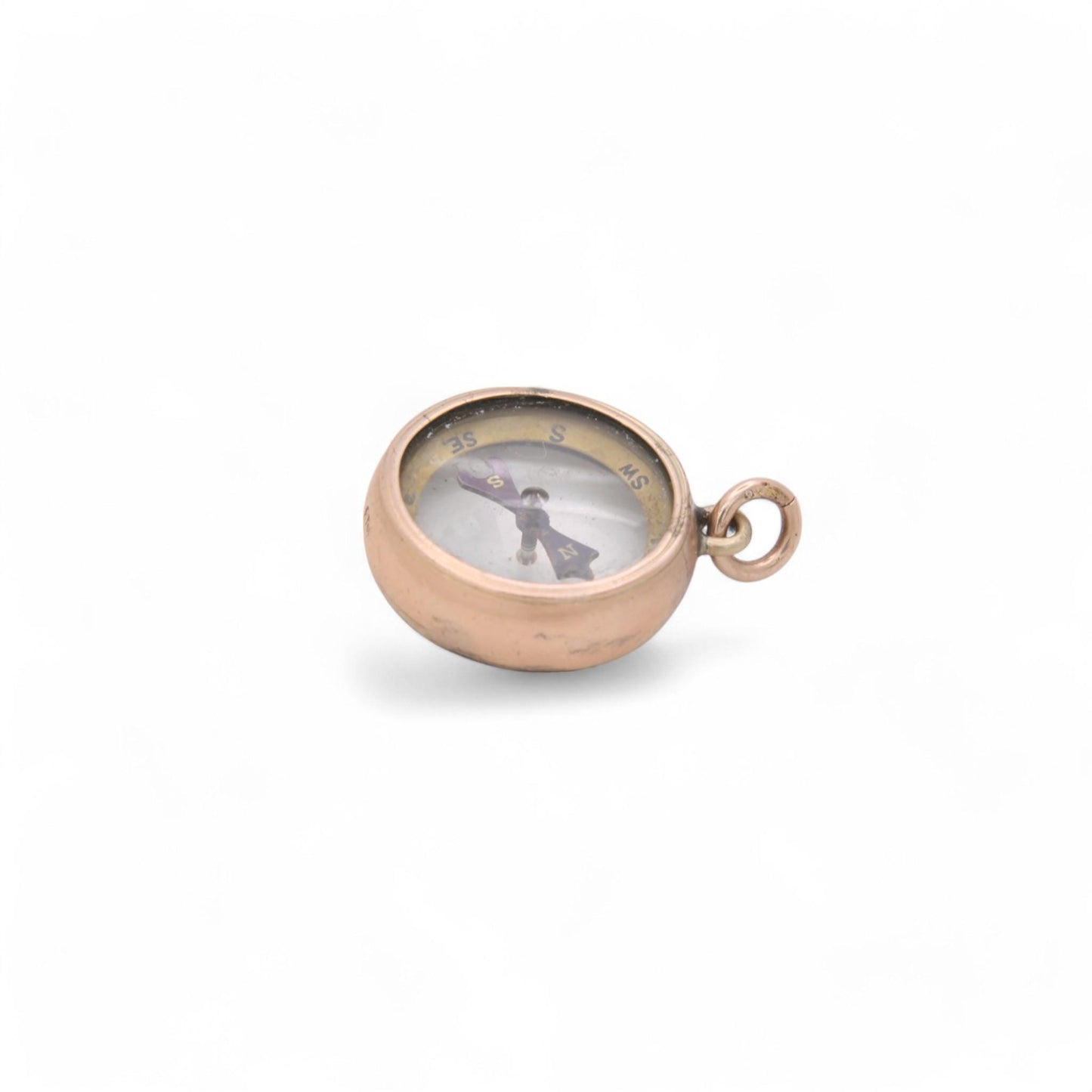Antique 9ct Gold Compass Pendant