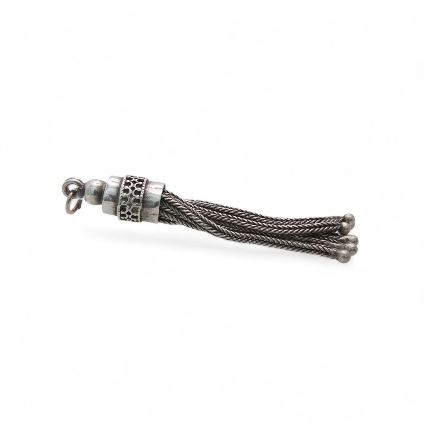 Antique Sterling Silver Tassel Pendant