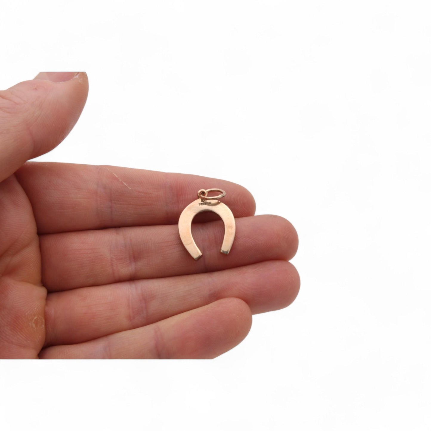 Vintage 9ct Gold Lucky Horseshoe Pendant