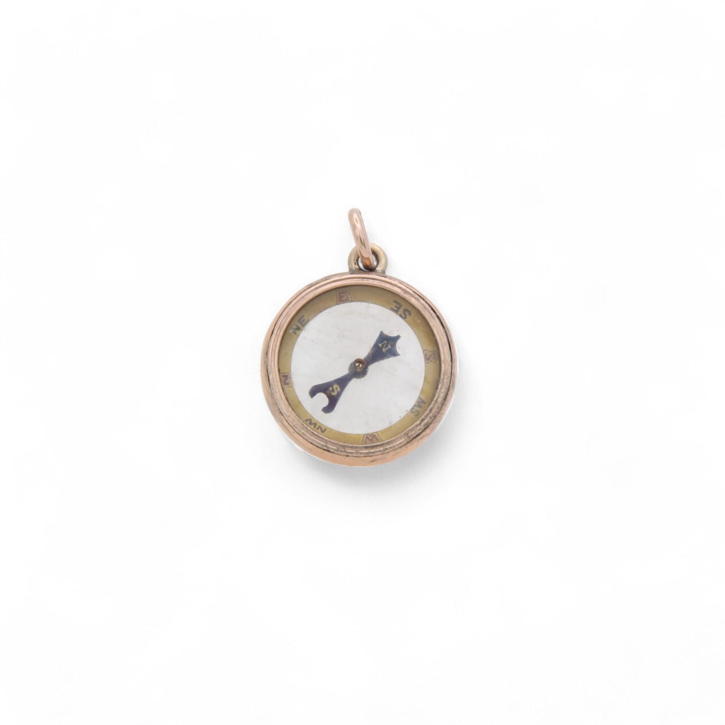 Antique 9ct Gold Compass Pendant
