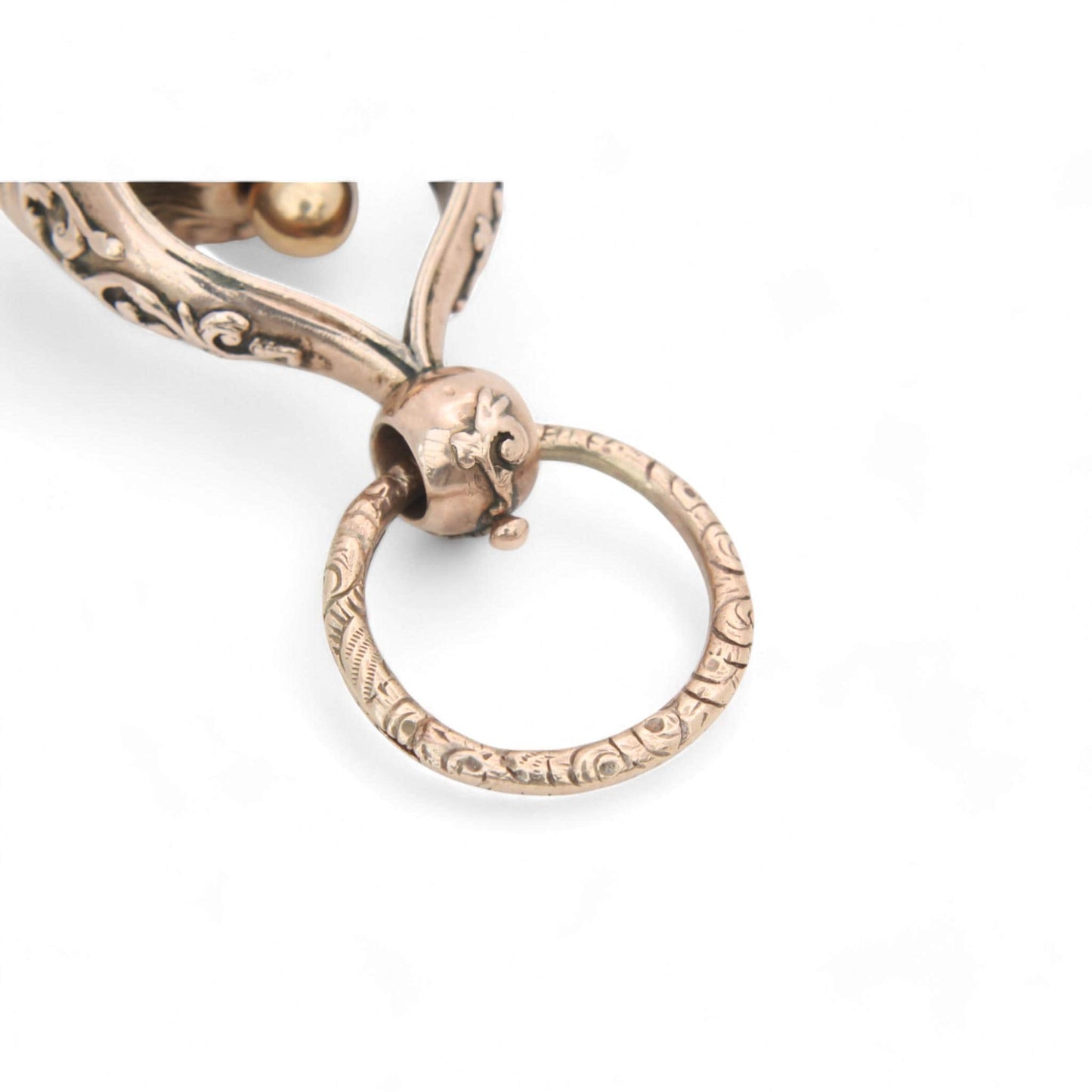 Antique-9ct-Gold-Greyhound-Intaglio-"Hope-lightens-difficulties"-Citrine-Pendant-With-Split-Ring