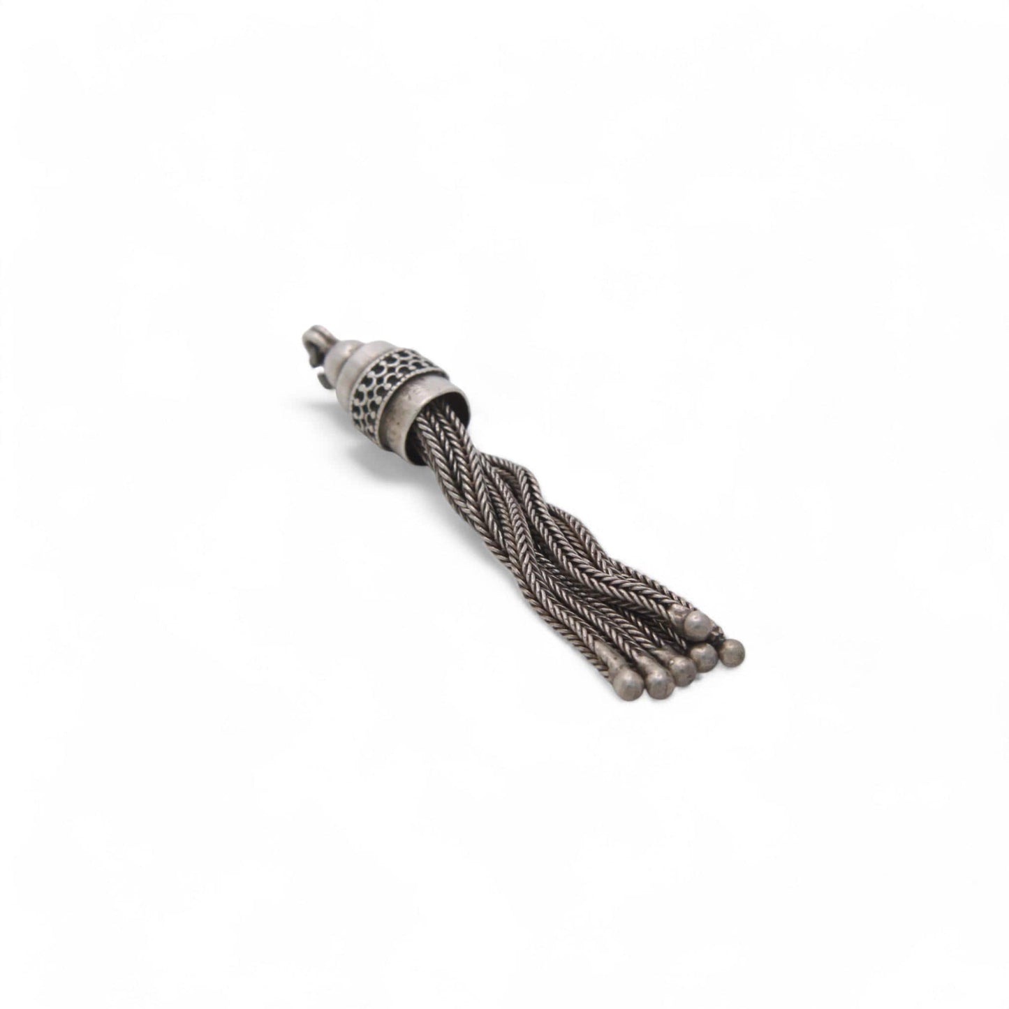 Antique Sterling Silver Tassel Pendant