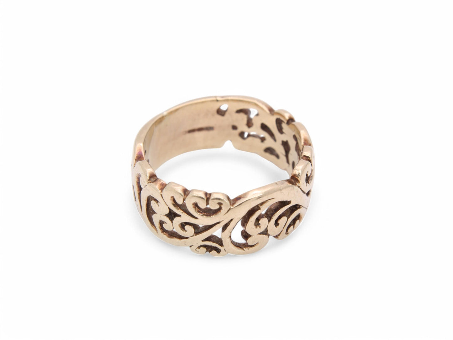 Vintage 9ct Gold Floral Ring