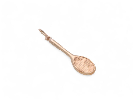 Vintage 9ct Gold Tennis Racquet Charm