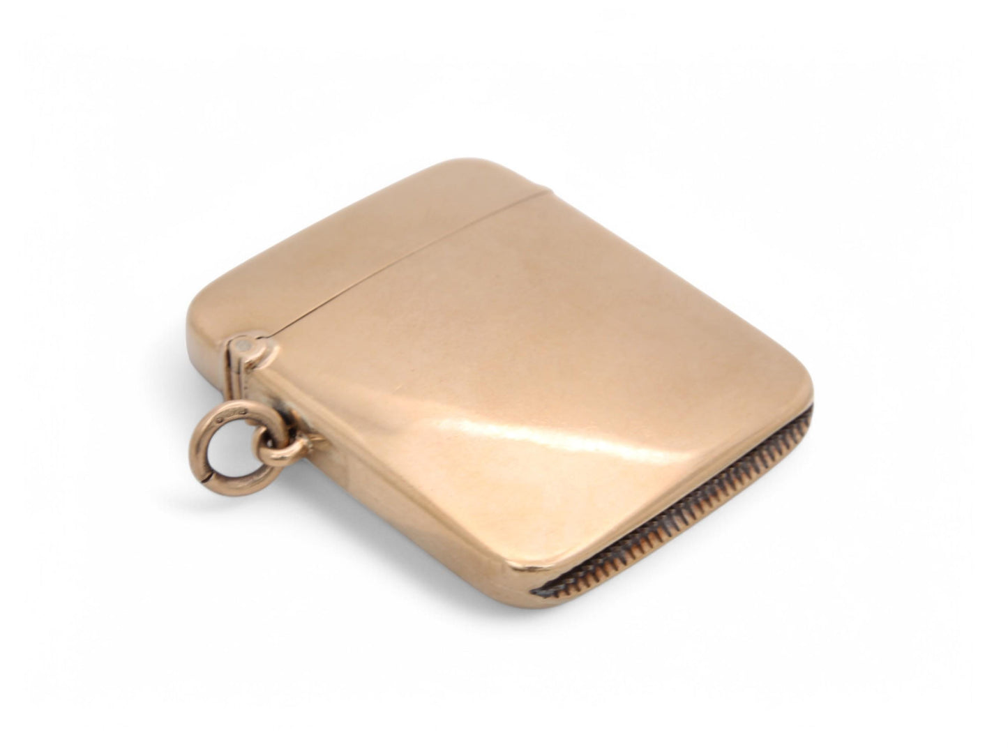 Antique 9ct Gold Vesta Case, Deakin & Francis