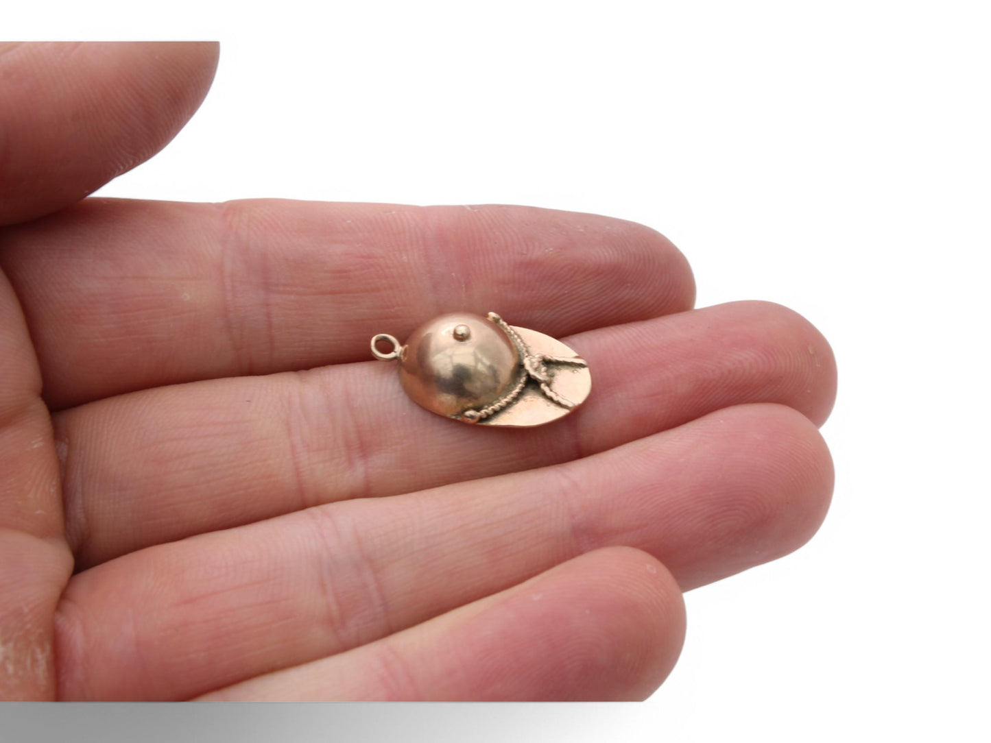 Vintage 9ct Gold Jockey Hat Charm