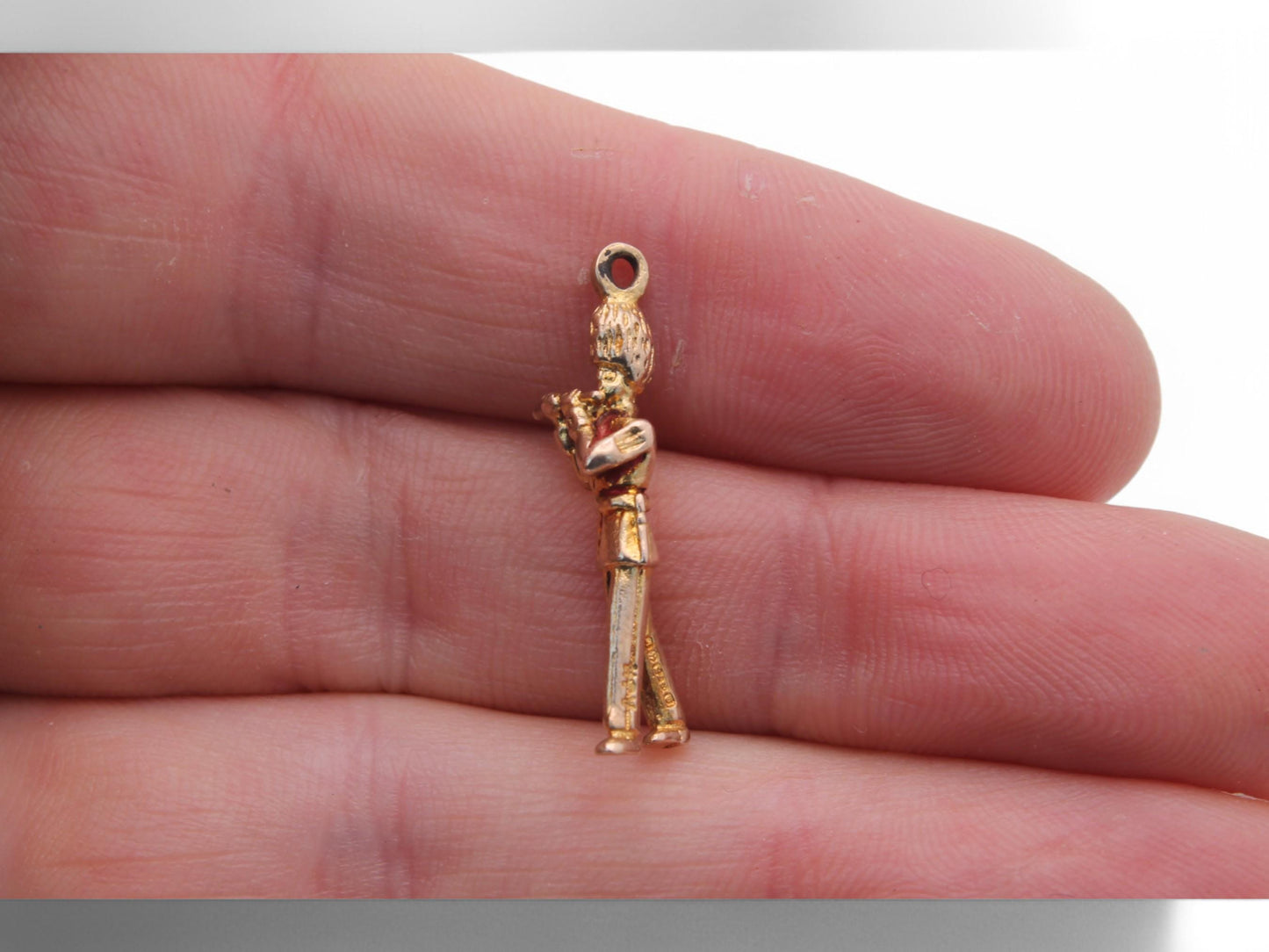 Vintage 9ct Gold Queen’s Guard Charm, 1970