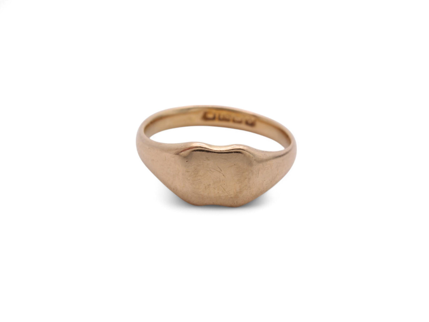 Antique 18ct Gold Shield Signet Ring