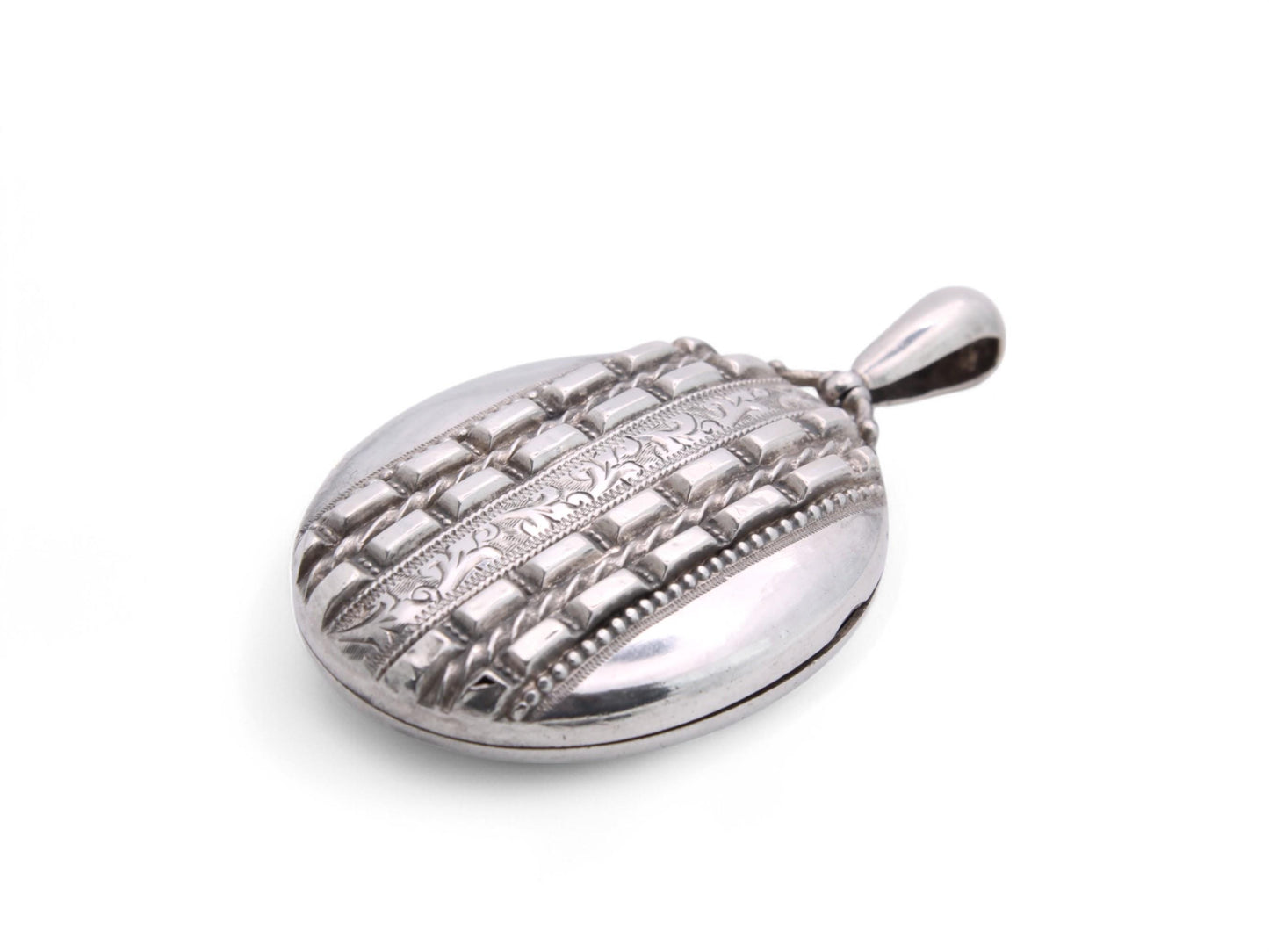 Antique Sterling Silver Decorative Locket