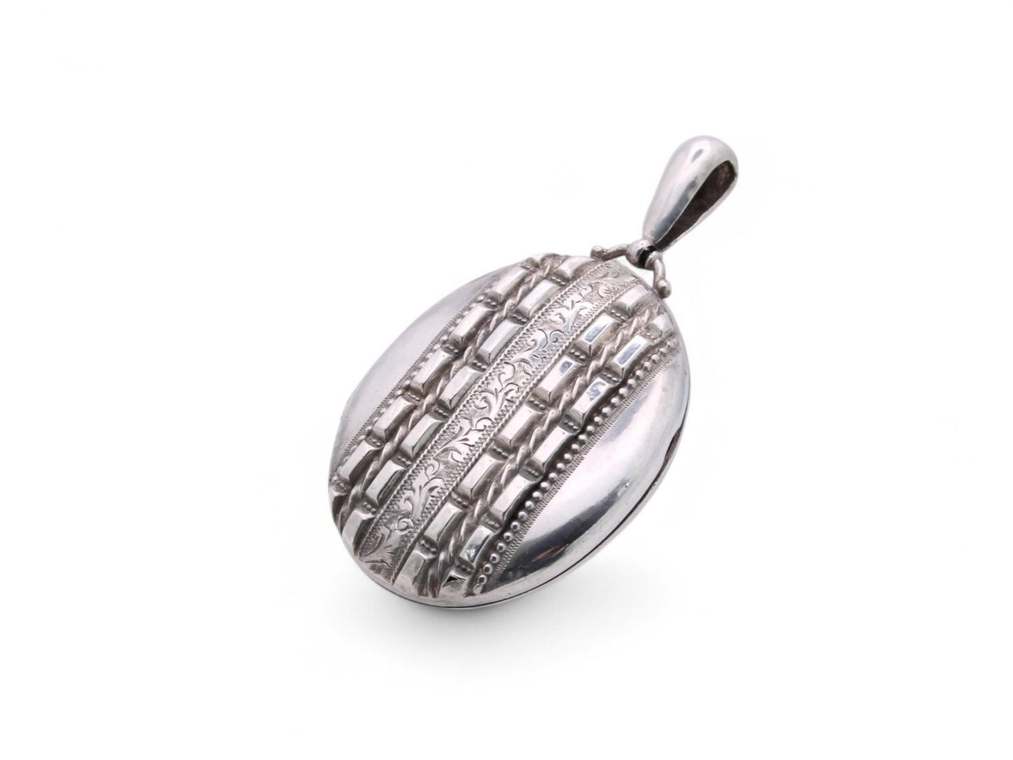 Antique Sterling Silver Decorative Locket