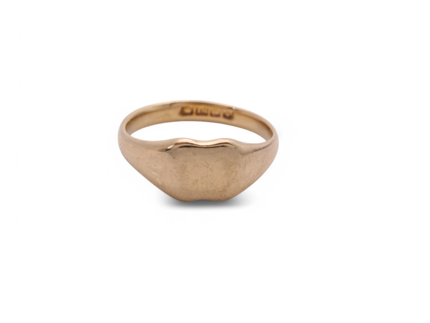 Antique 18ct Gold Shield Signet Ring