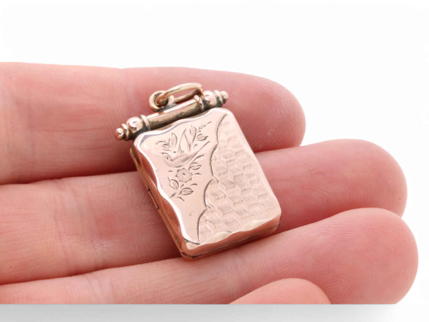 Antique 9ct Gold Swallow Locket