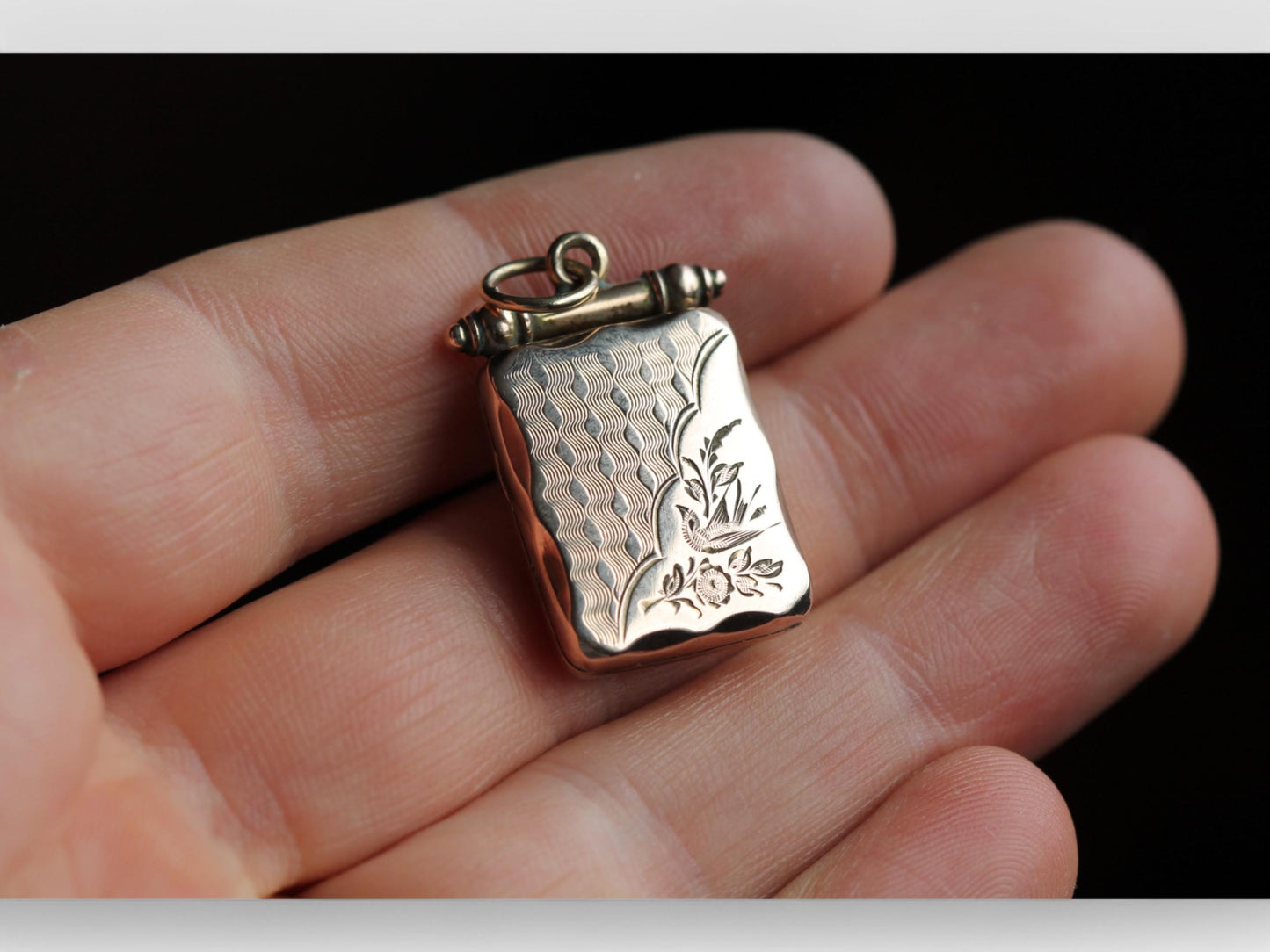 Antique 9ct Gold Swallow Locket