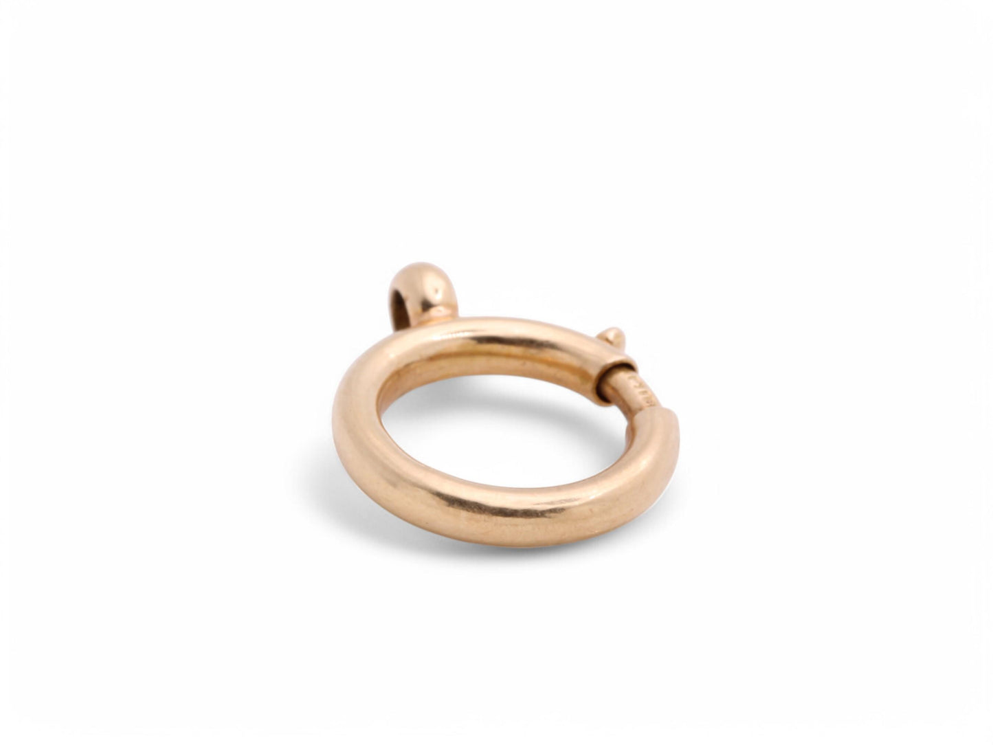 Antique 18ct Gold Large Bolt Clasp, 15mm