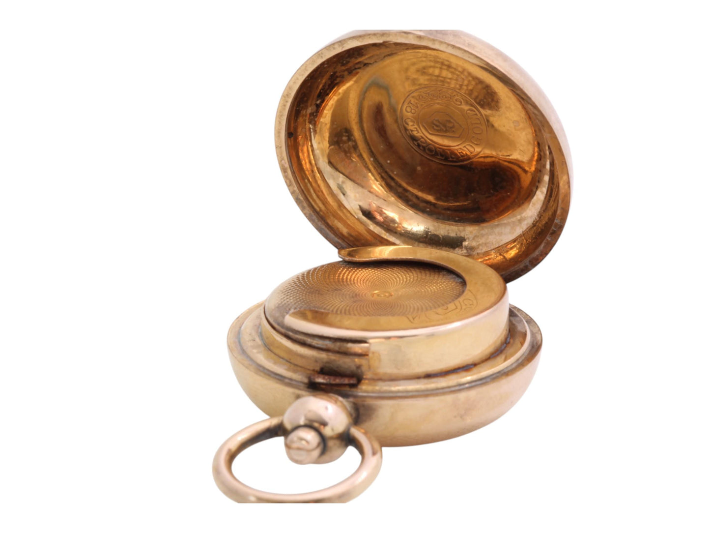 Antique 18ct Rolled Gold Sovereign Case Holder
