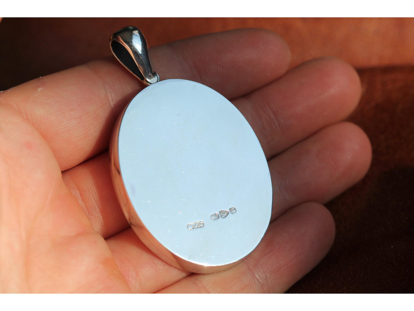 Antique Aesthetic Sterling Silver & 9ct Gold Tulip Locket, 1880