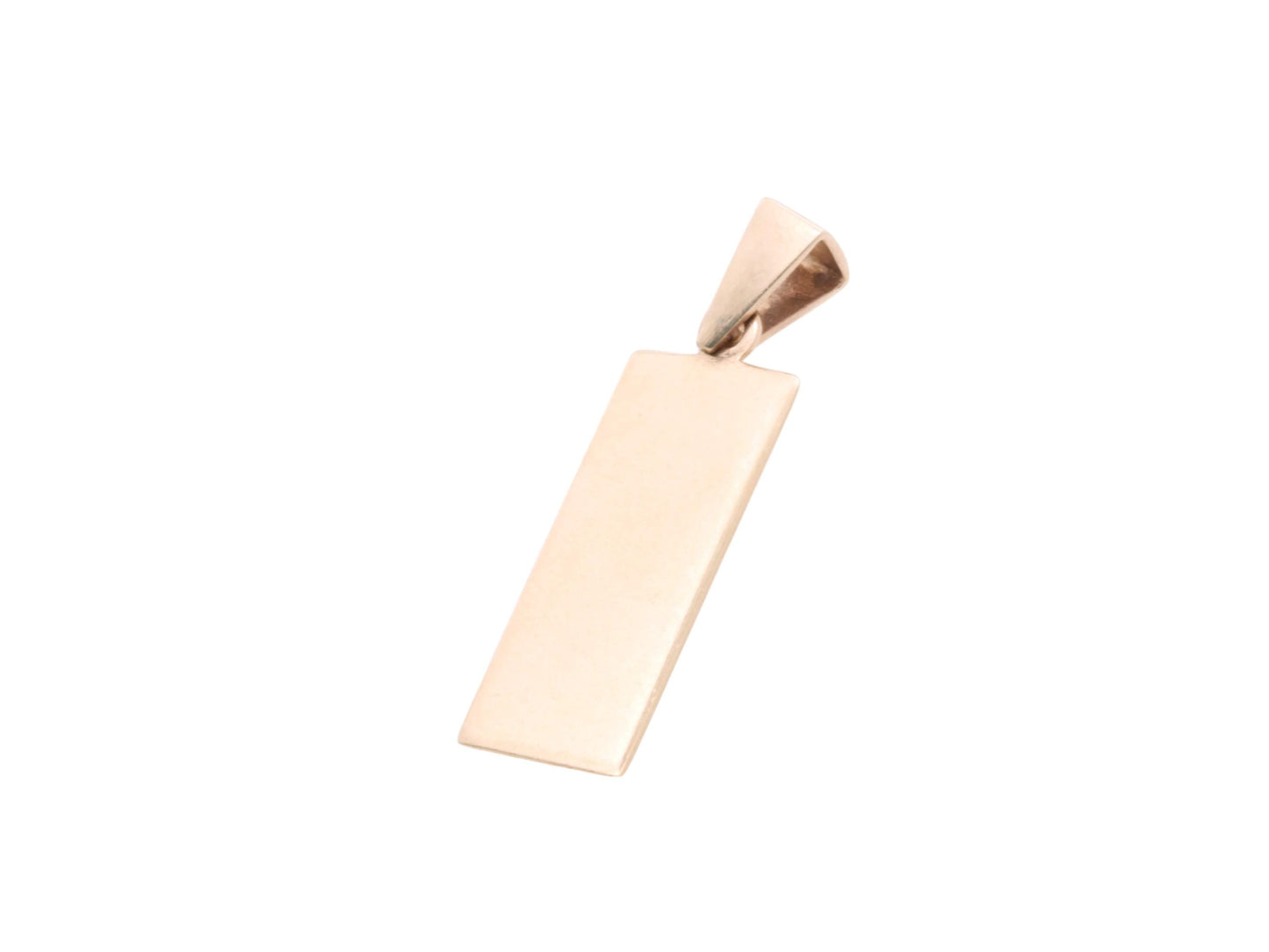 Antique 9ct Gold Ingot Pendant, 1995