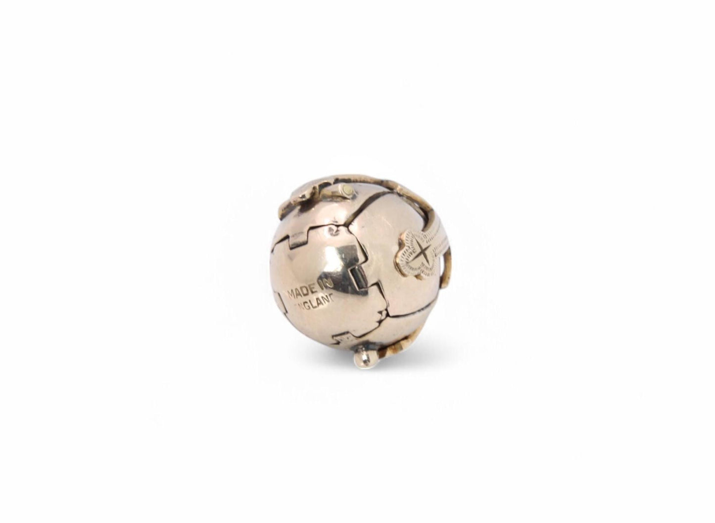 Vintage 9ct Gold & Silver Unfolding Masonic Ball