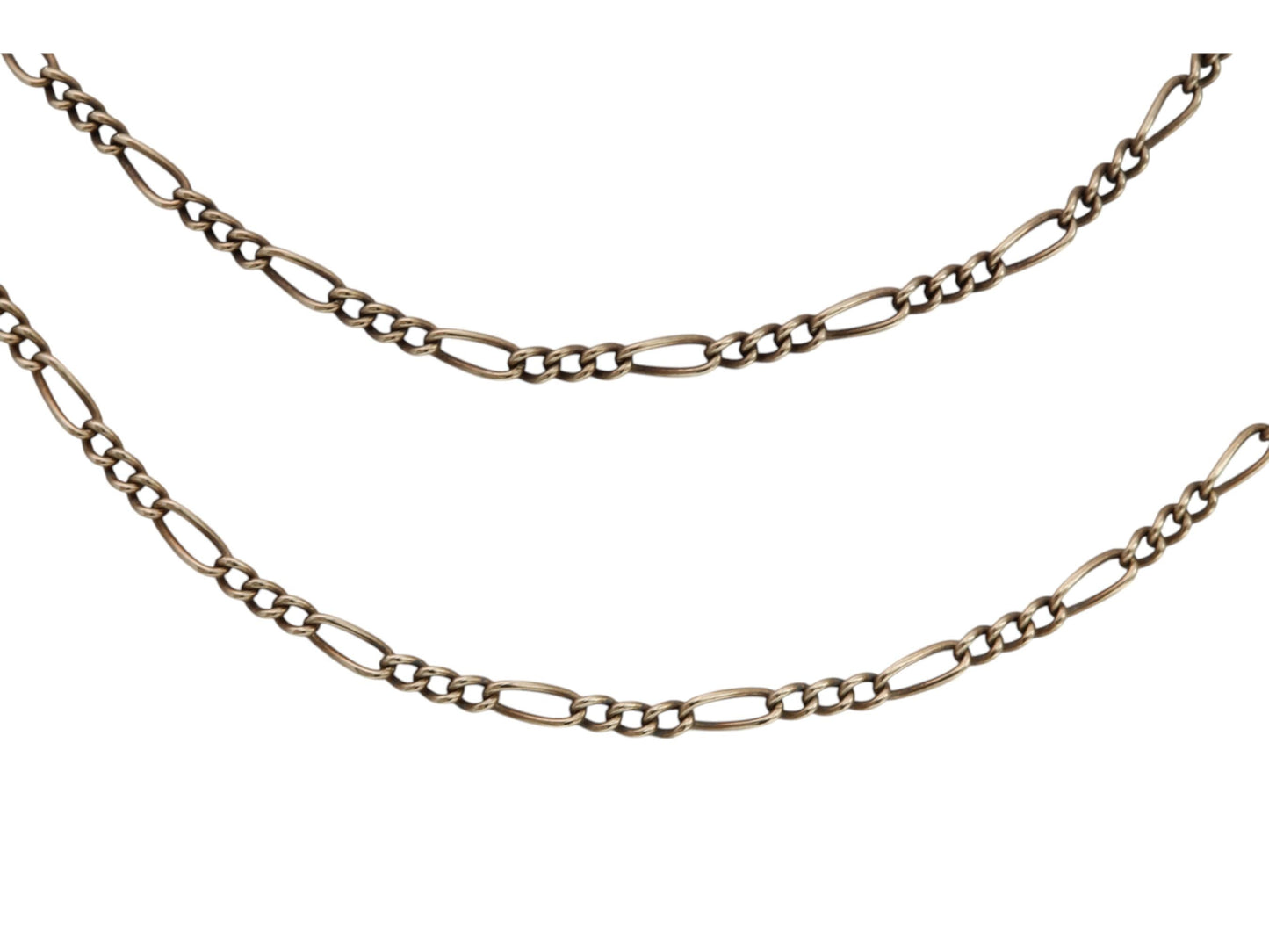 Vintage-9ct-Gold-Figaro-Link-Necklace,-18.75"