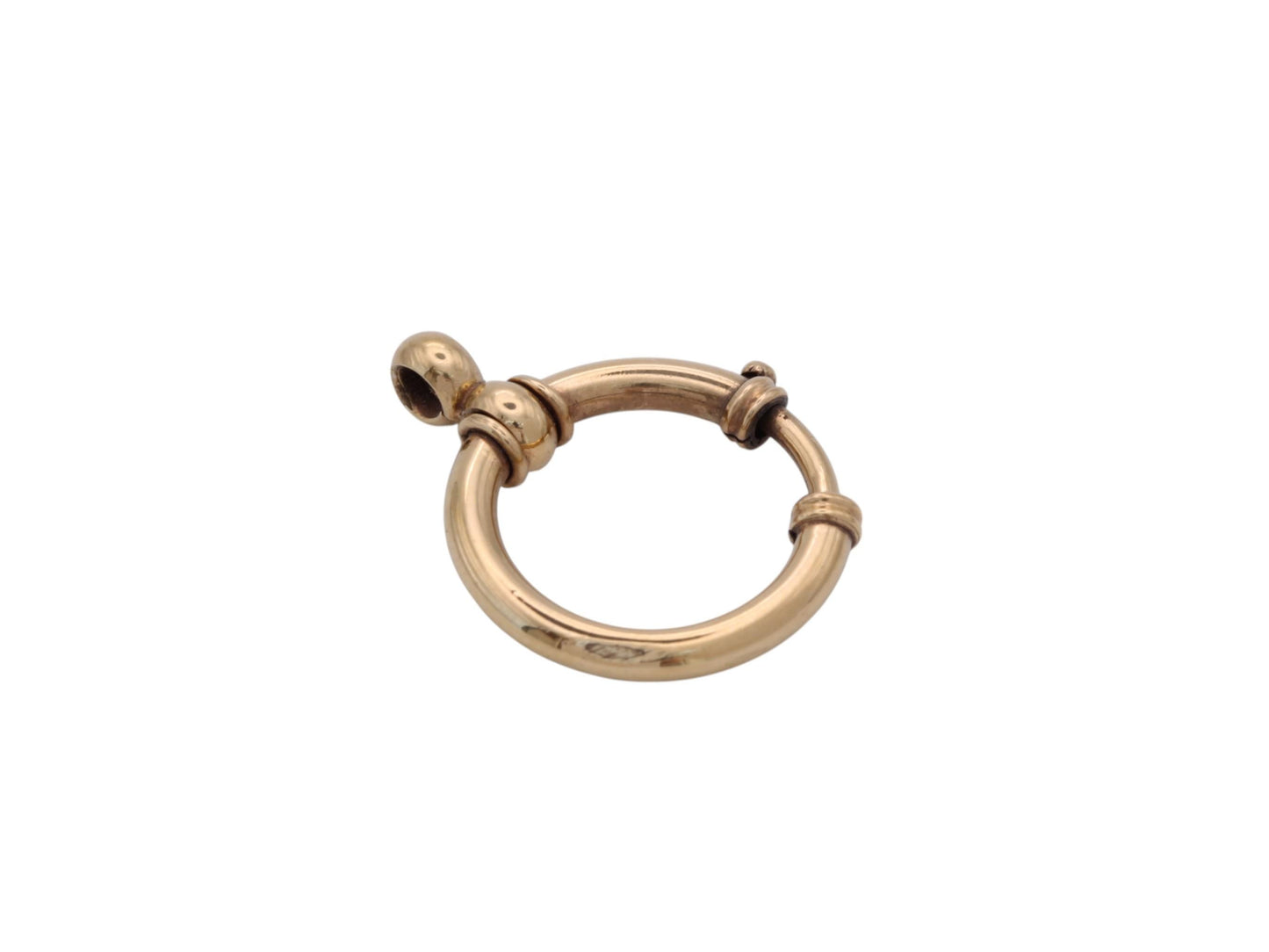 Antique 9ct Gold Filled Large Bolt Clasp