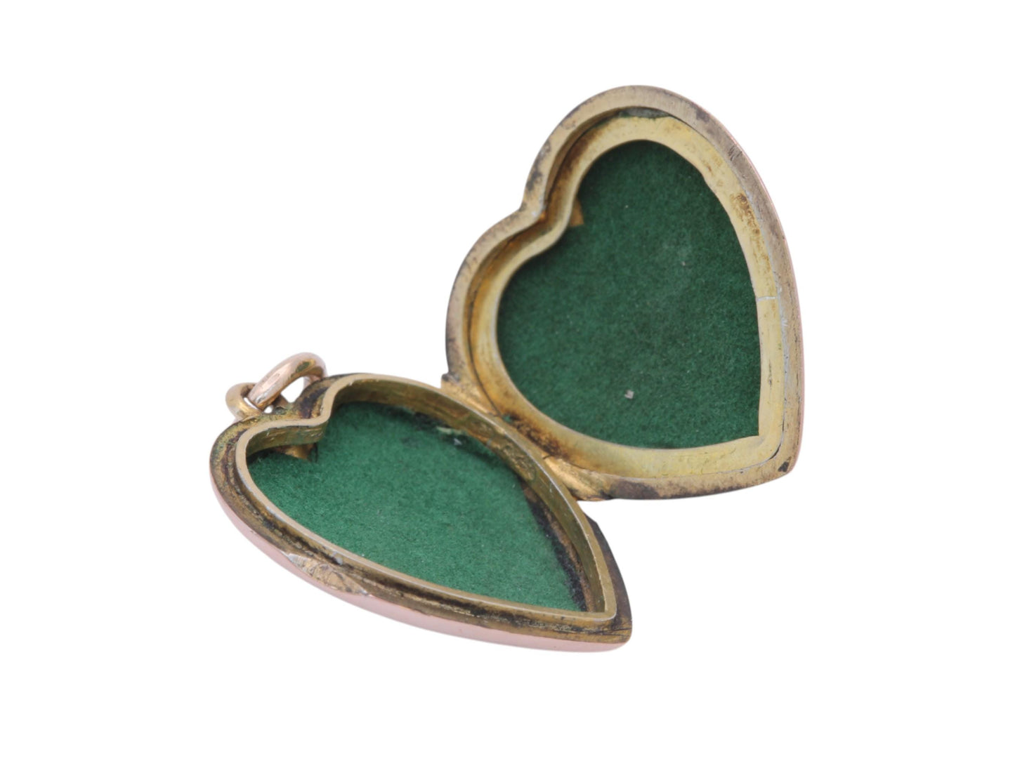 Antique 9ct Rose Gold Heart Locket