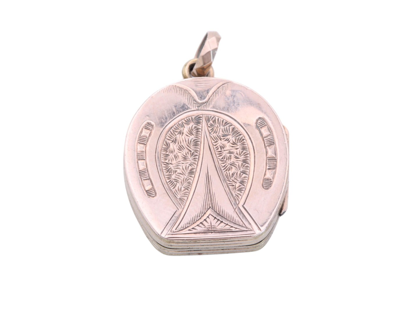 Antique 9ct Gold Lucky Horseshoe Locket