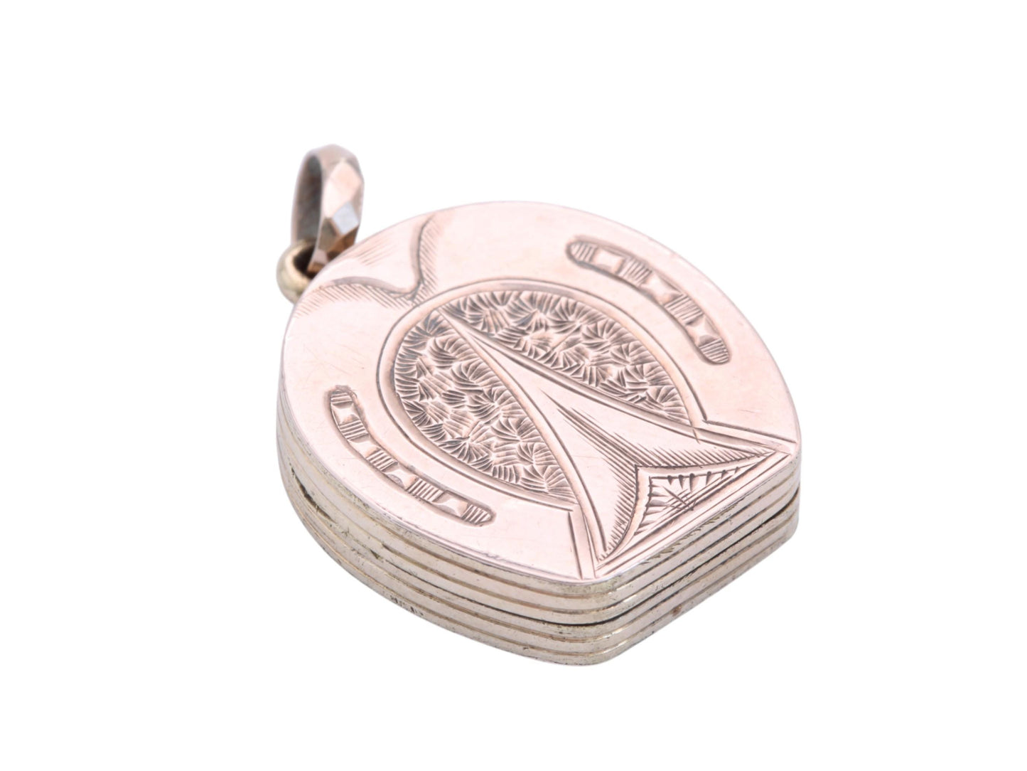 Antique 9ct Gold Lucky Horseshoe Locket