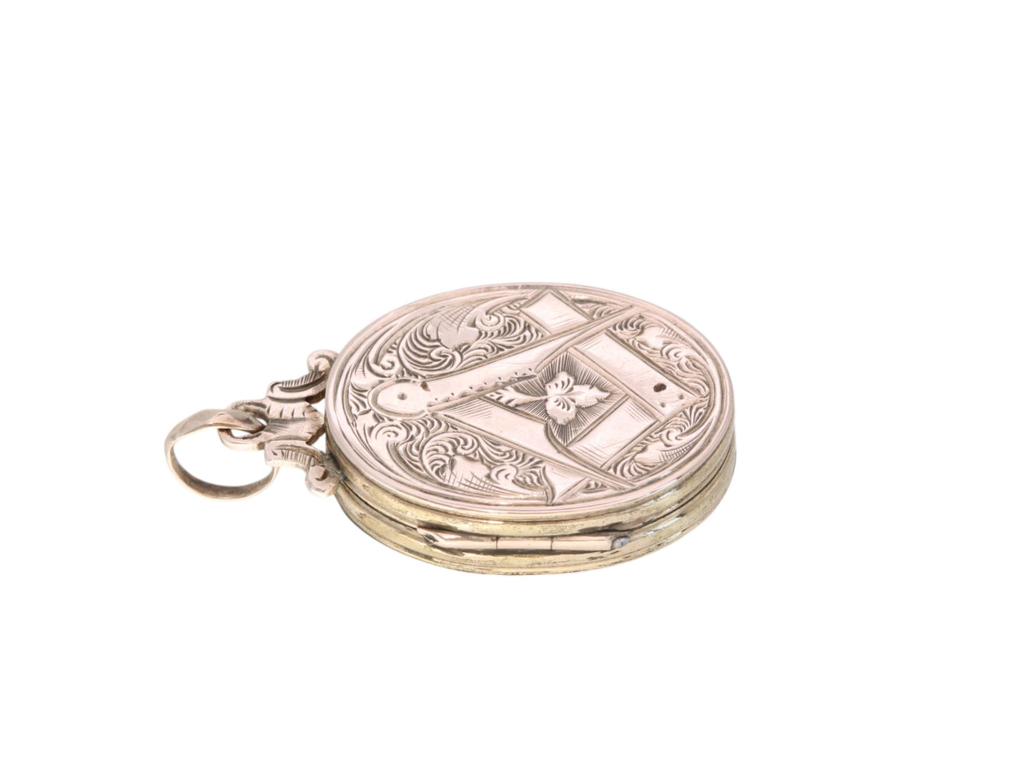 Antique 9ct Gold Masonic Locket