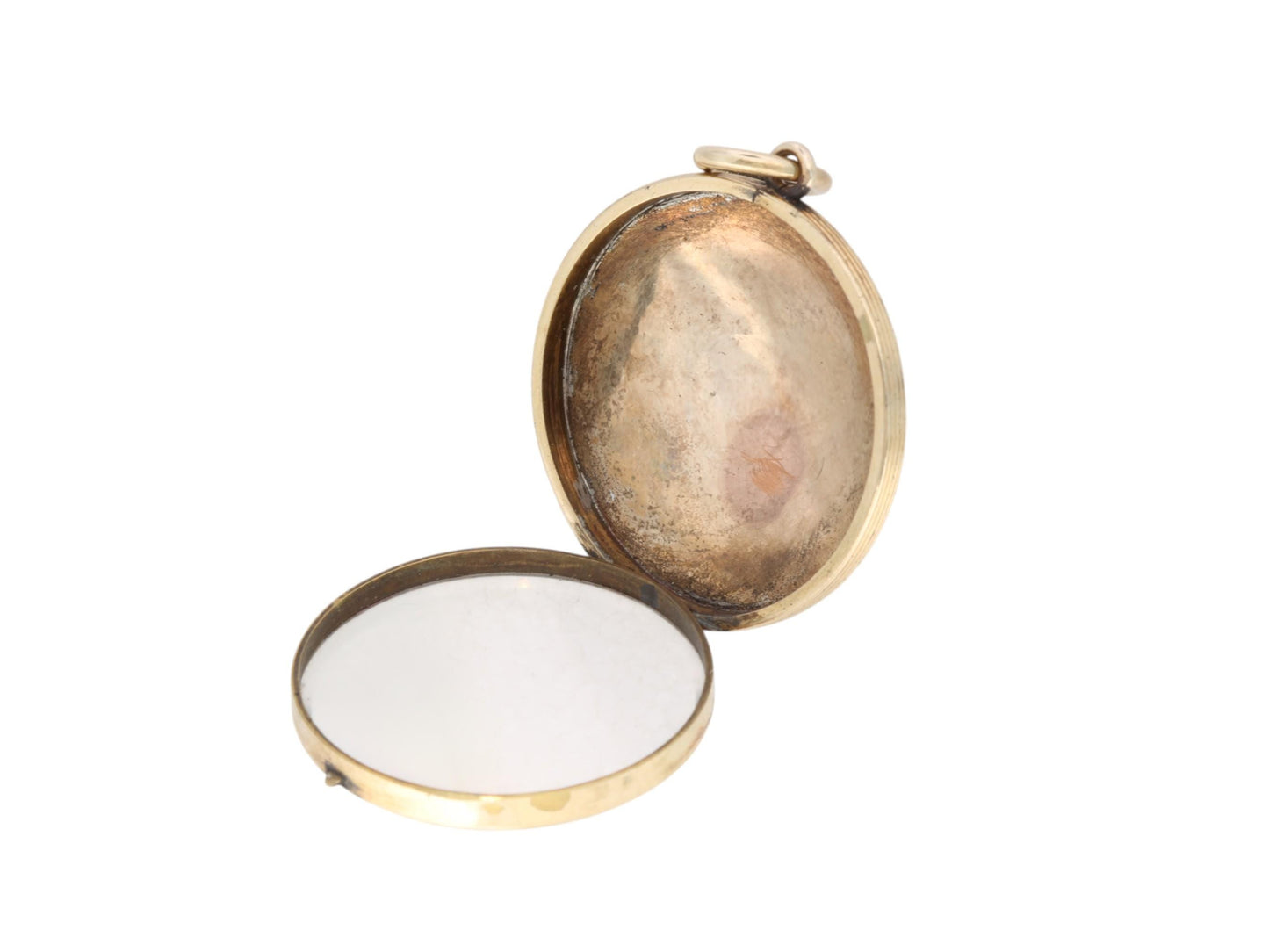 Antique 9ct Gold Glass Fronted Locket