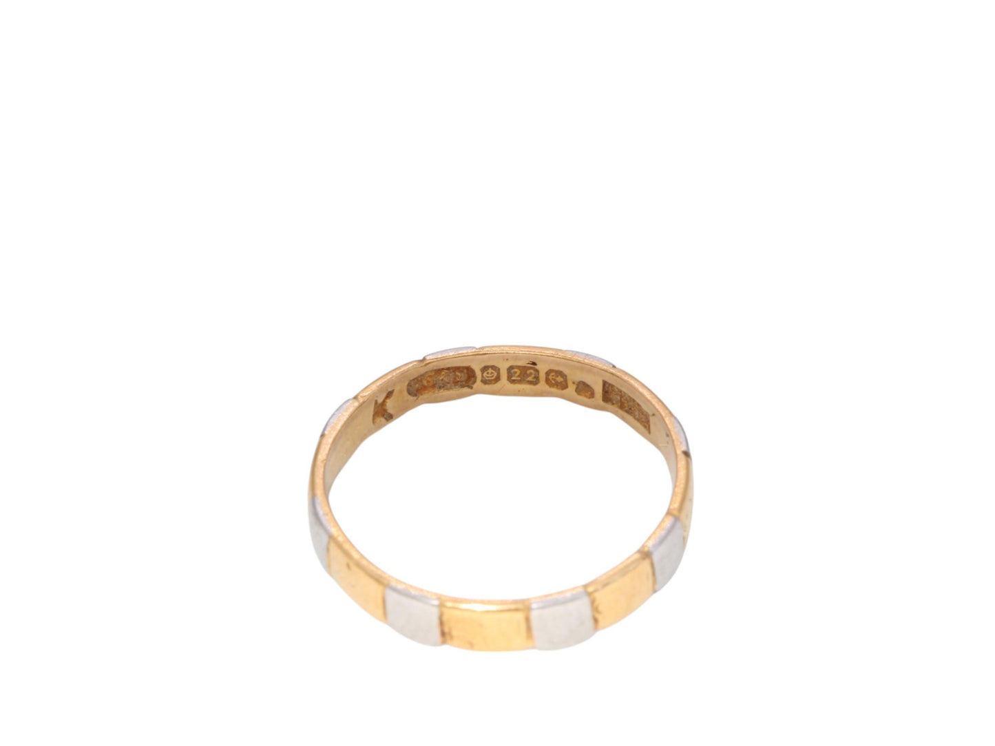 Vintage 22ct Gold & Platinum Ring