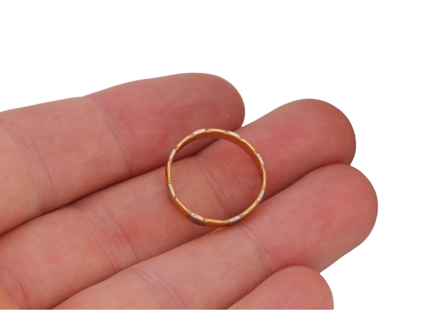 Vintage 22ct Gold & Platinum Ring