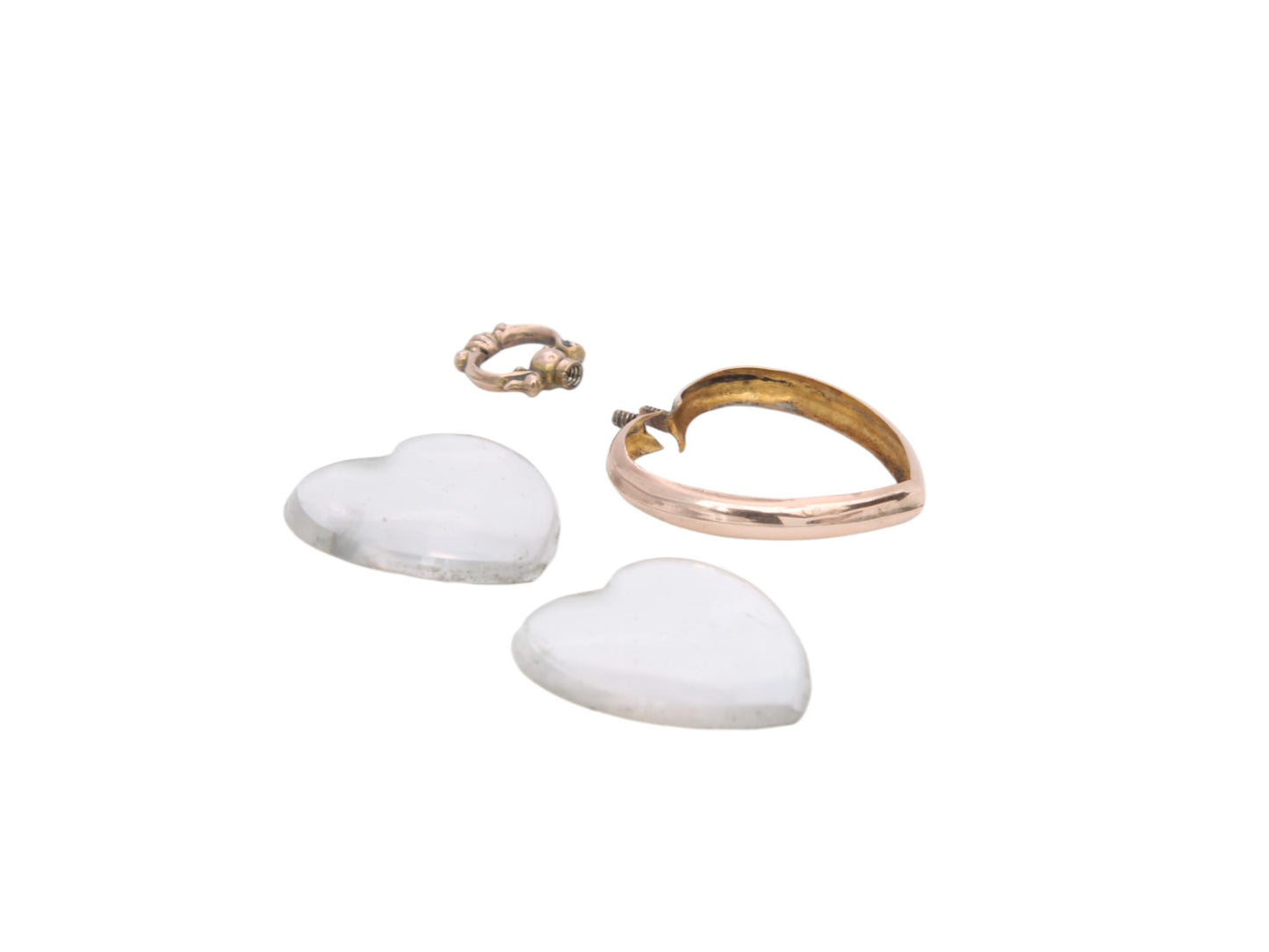 Antique-9ct-Gold-Glass-Heart-Locket-Pendant