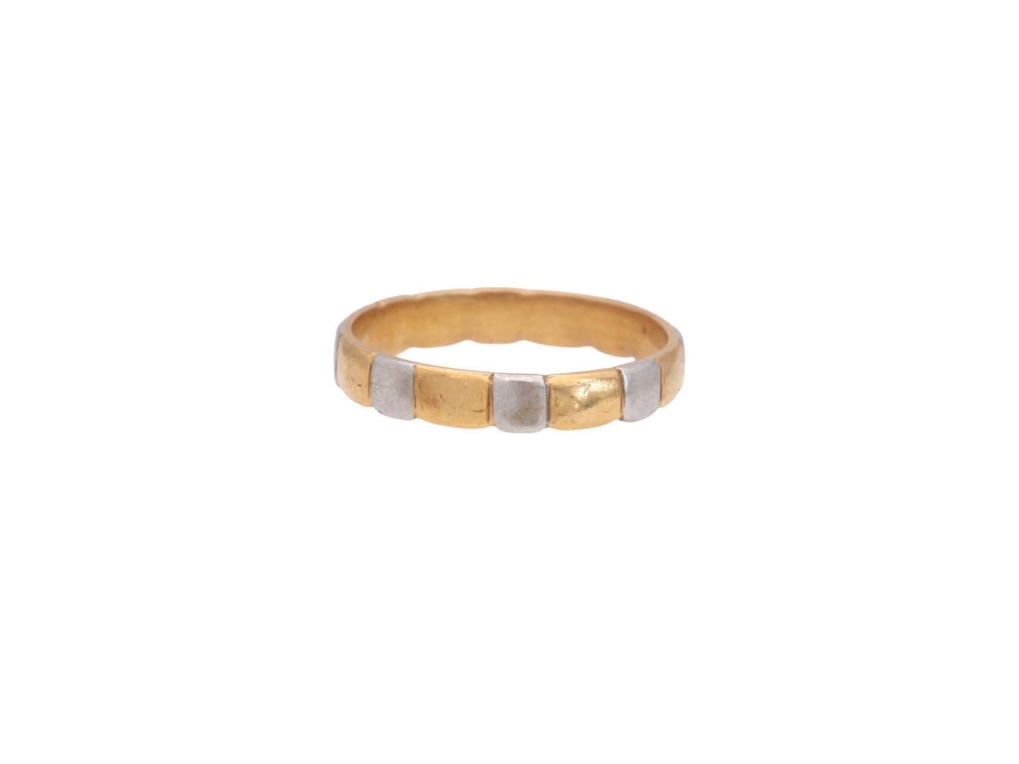 Vintage 22ct Gold & Platinum Ring